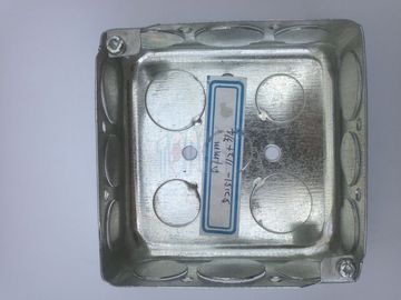 電気箱とカバー / 4インチ四角管箱とノックアウト
