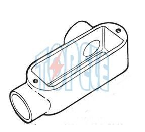 1 インチ アルミ LR タイプ IP65 ロープ EMT / 覆い付き硬 conduit ボディ
