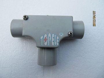電気用PVC管材の装着