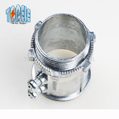 20mm -50mm EMTの水路の付属品IEC61386 EMTの止めねじのコネクター亜鉛