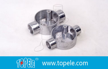 TOPELE 25MM ホットディプガルバニズアルミウムジャンクションボックス / BS4568 規格の金属管箱 /