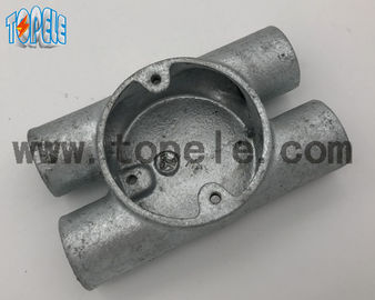 BS4568 電気管のフィッティング ツイン・トゥー・ウェイ H 柔らかい鉄箱 20mm-32mm