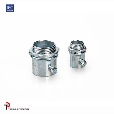 25mm 32mm IEC 61386 Emtのコネクターの止めねじのタイプ銀亜鉛