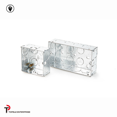 電気箱 / 2バンド ブリティッシュスタンダード 金属管箱 PVC,スイッチボックス