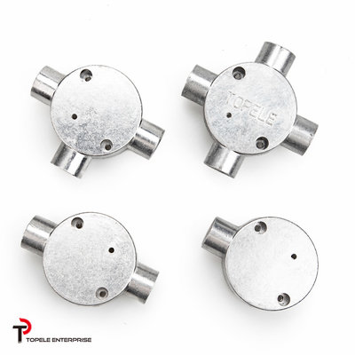 TOPELE 25MM ホットディプガルバニズアルミウムジャンクションボックス / BS4568 規格の金属管箱 /